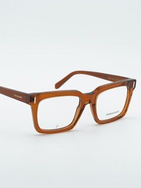 Salvatore Ferragamo SF2993 232 Unisex Eyeglasses Brown 53mm Square Frame